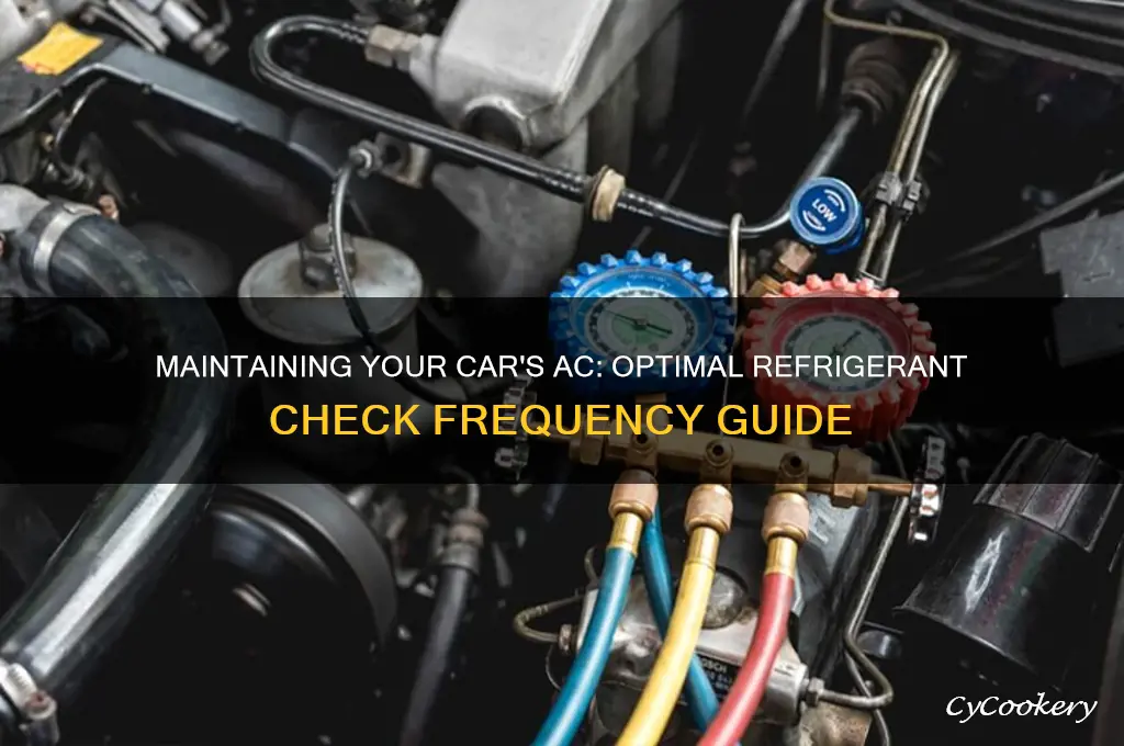 how often to check refrigerant in car