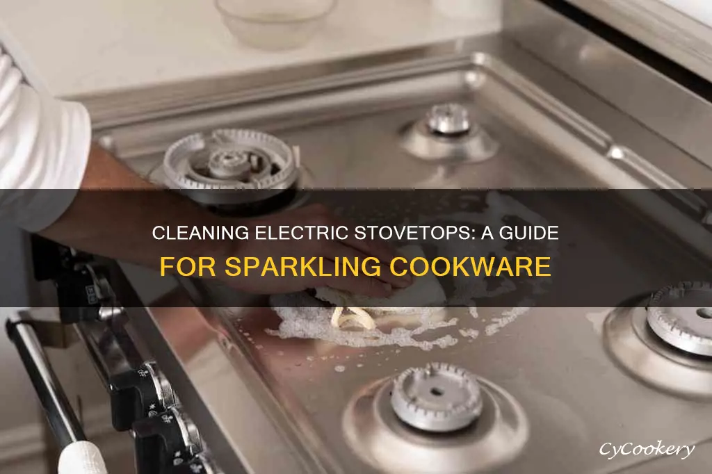 how often to clean an electric stovetop and pans