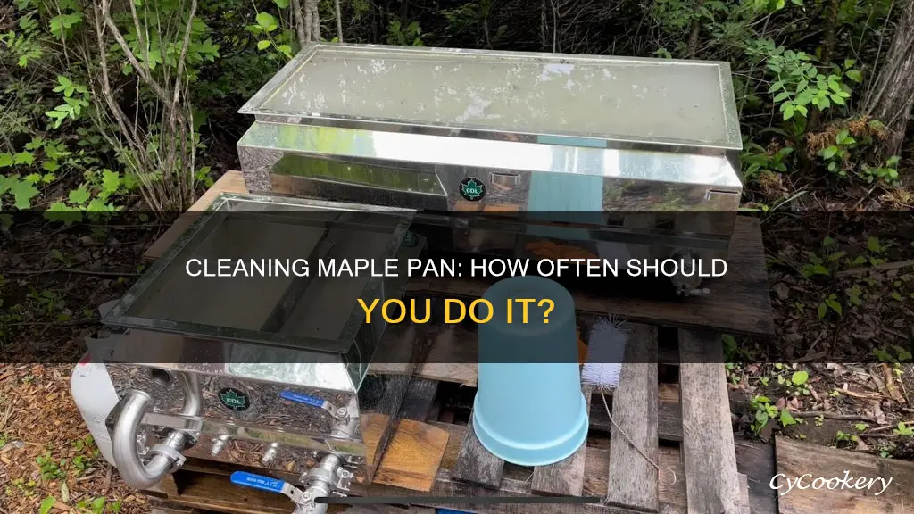 how often to clean maple pan