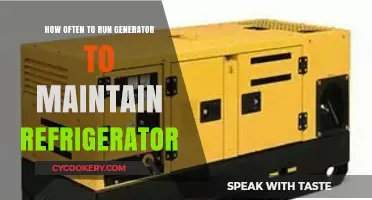 Maintaining Your Refrigerator: Optimal Generator Run Times Explained