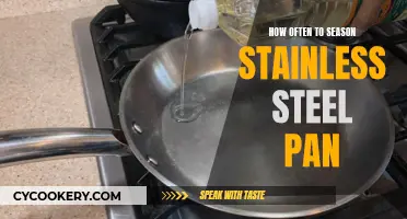 Stainless Steel Pan Seasoning: How Often?