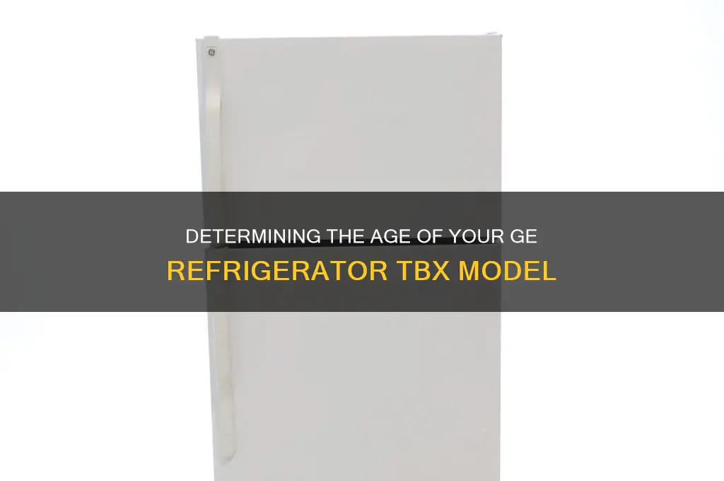 how old is a ge refrigerator tbx