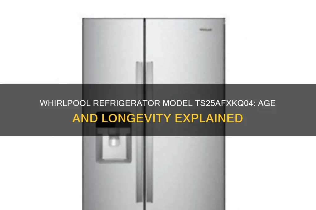 how old is a whirlpool refrigerator model ts25afxkq04