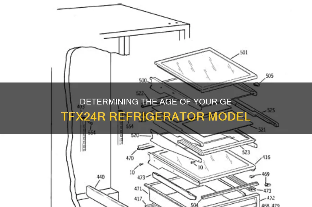 how old is ge refrigerator model tfx24r