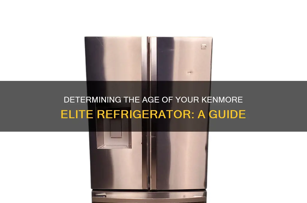 how old is my kenmore elite refrigerator