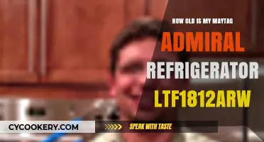 Maytag Admiral Refrigerator LTF1812ARW: Determining Its Age and History