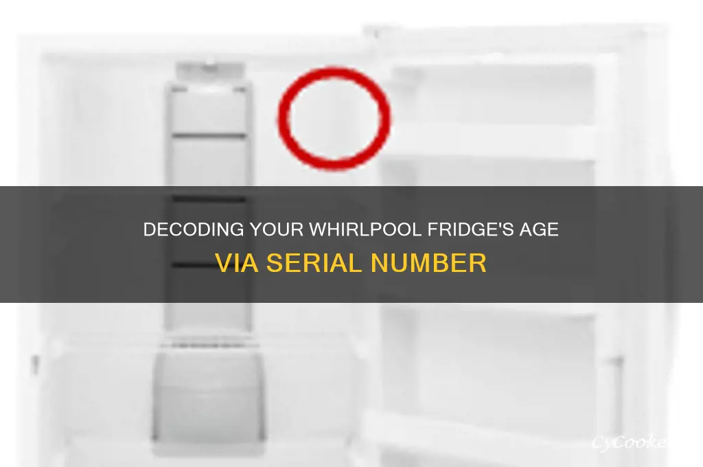 how old is my whirlpool refrigerator by serial number