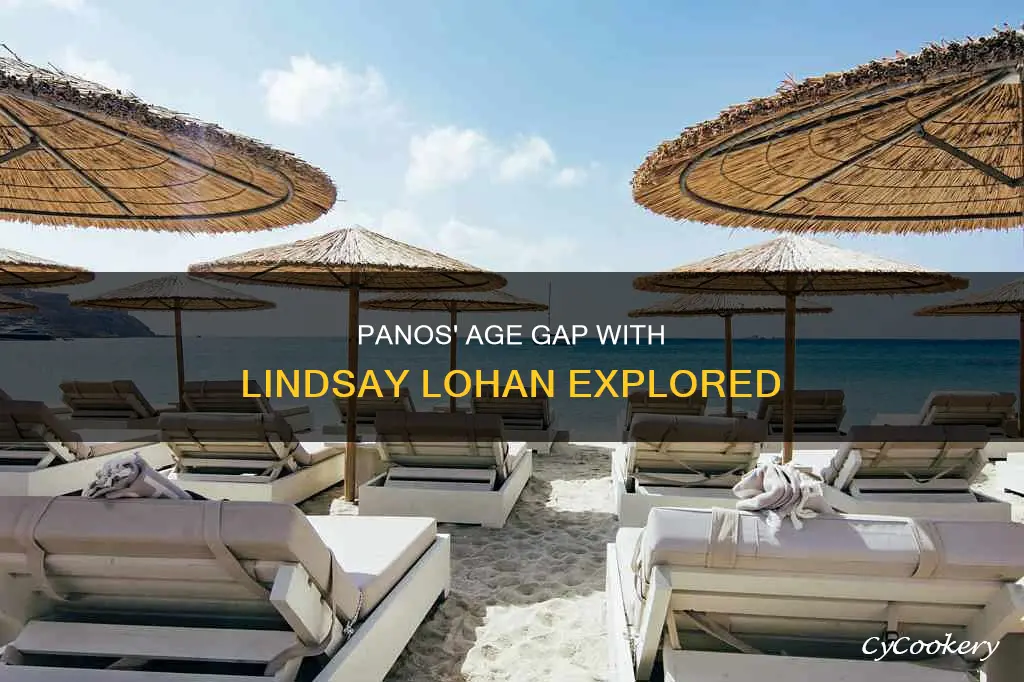 how old is panos lindsay lohan