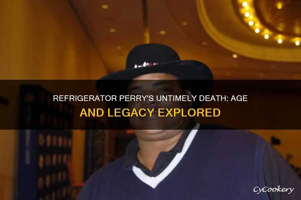 how old was refrigerator perry when he died