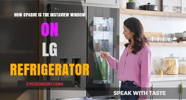LG InstaView Window: How Opaque Is It Really?