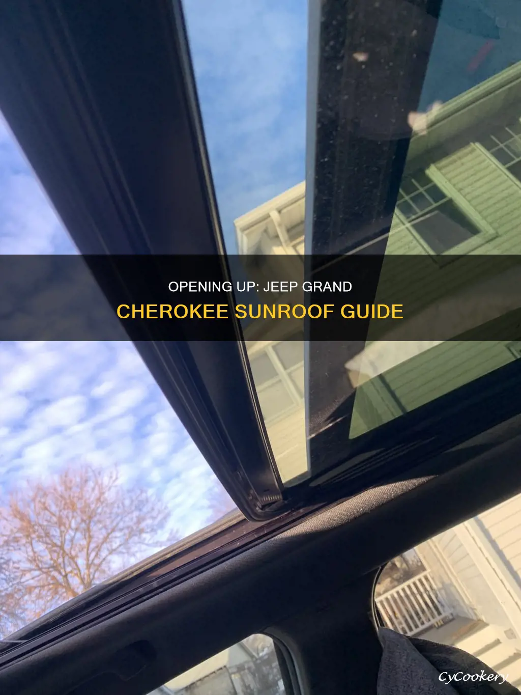 how open pano sunroof jeep grand cherokee