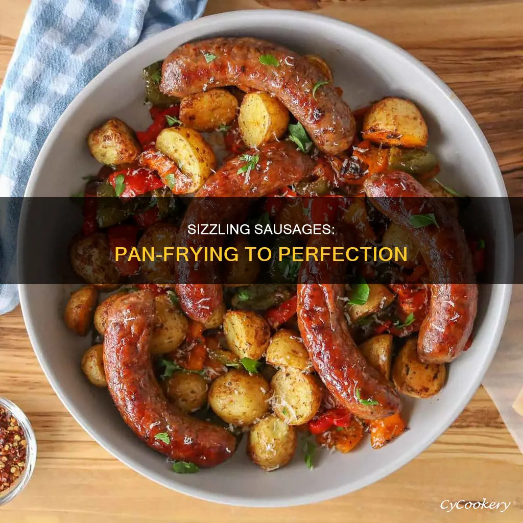 how ot makesausage in a pan