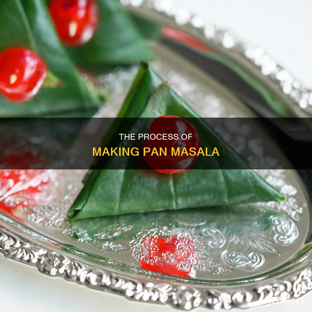 how pan masala is made