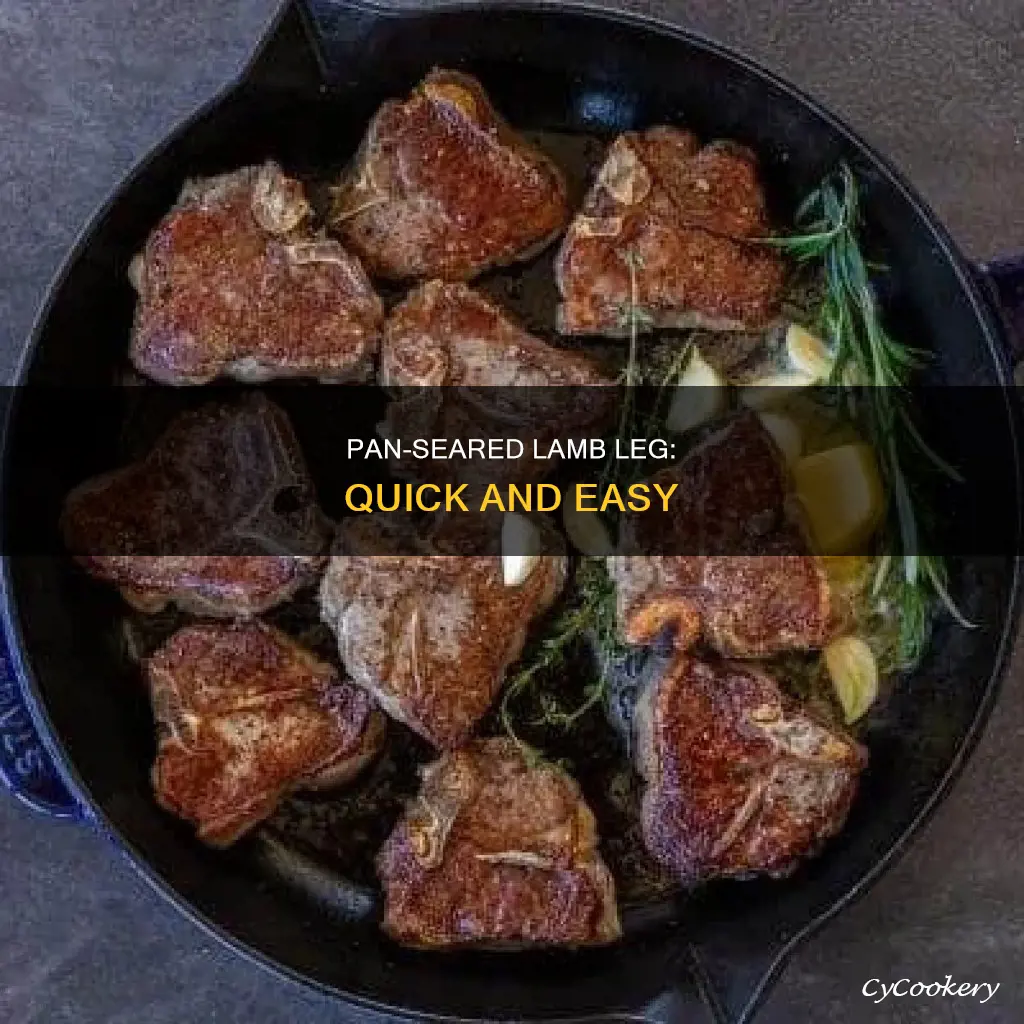 how pan sear lamb leg slice