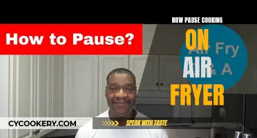 Master the Art of Pausing: Cooking on Air Fryers