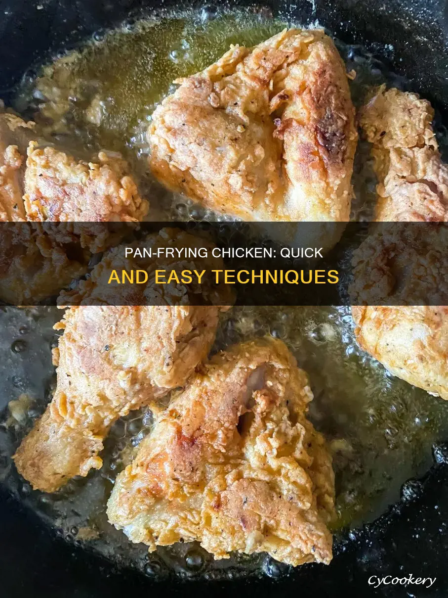 how quickly can I pan fry chicken parts