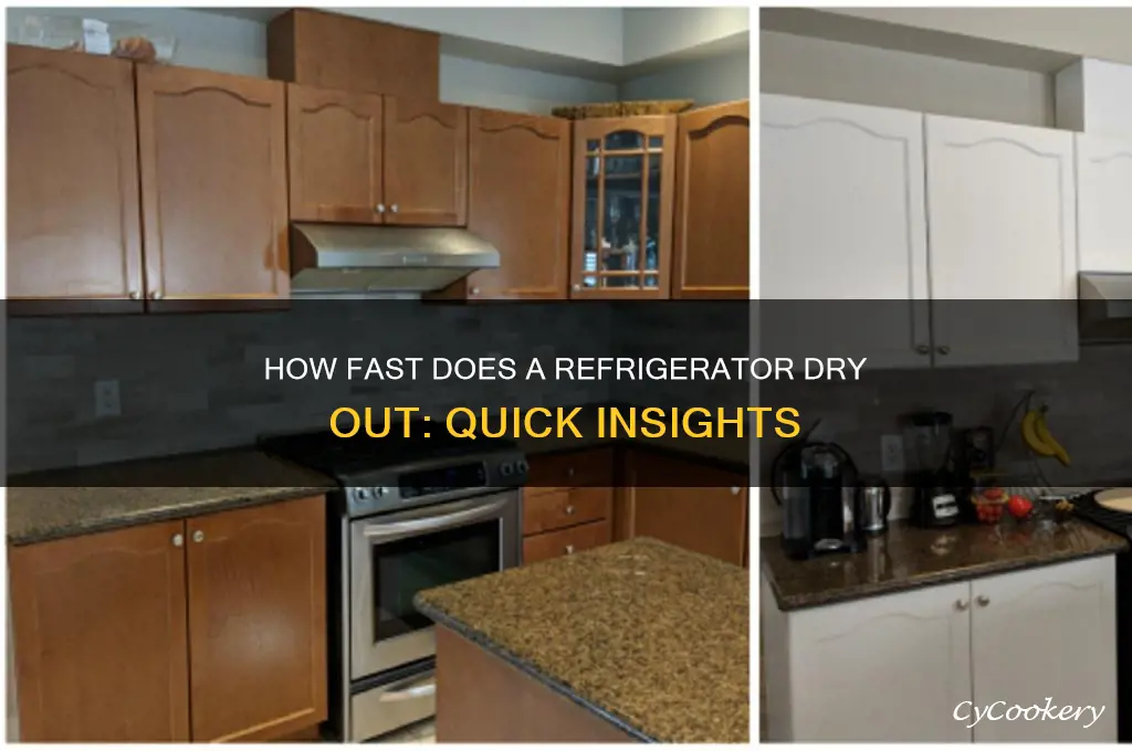 how quickly does a refrigerator dry out