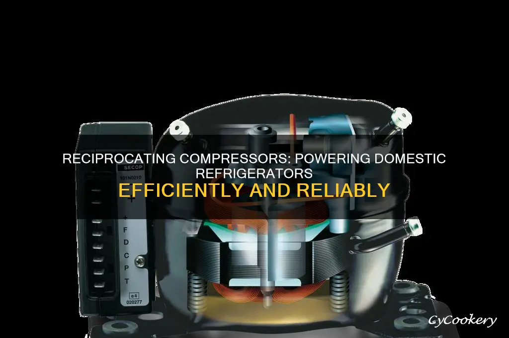 how reciprocating compressor is used in domestic refrigerator