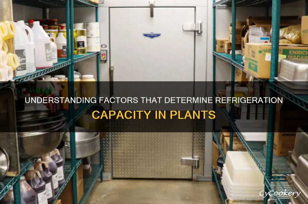 how refrigeration capacity of plant is determined