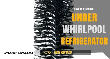Effective Steps to Clean Lint Under Your Whirlpool Refrigerator