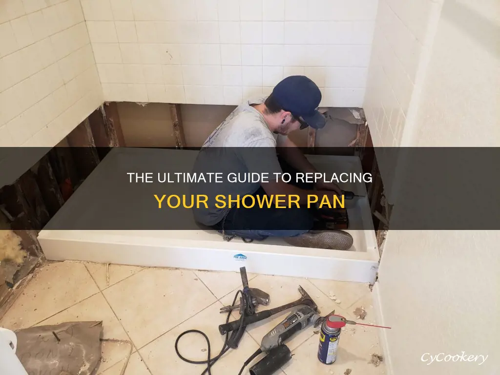 how ro replace a ahowwr pan