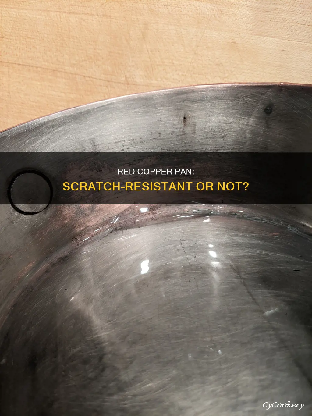 how scratch resistant is the red copper pan