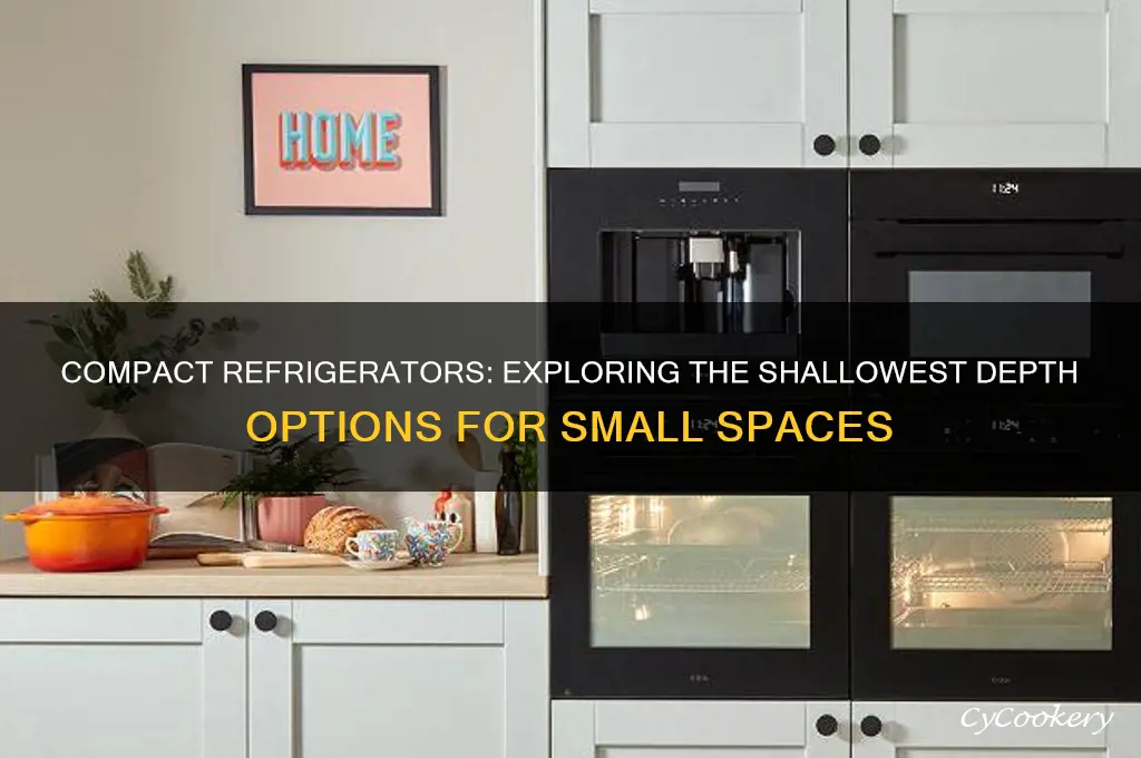 how shallow a depth can a refrigerator be