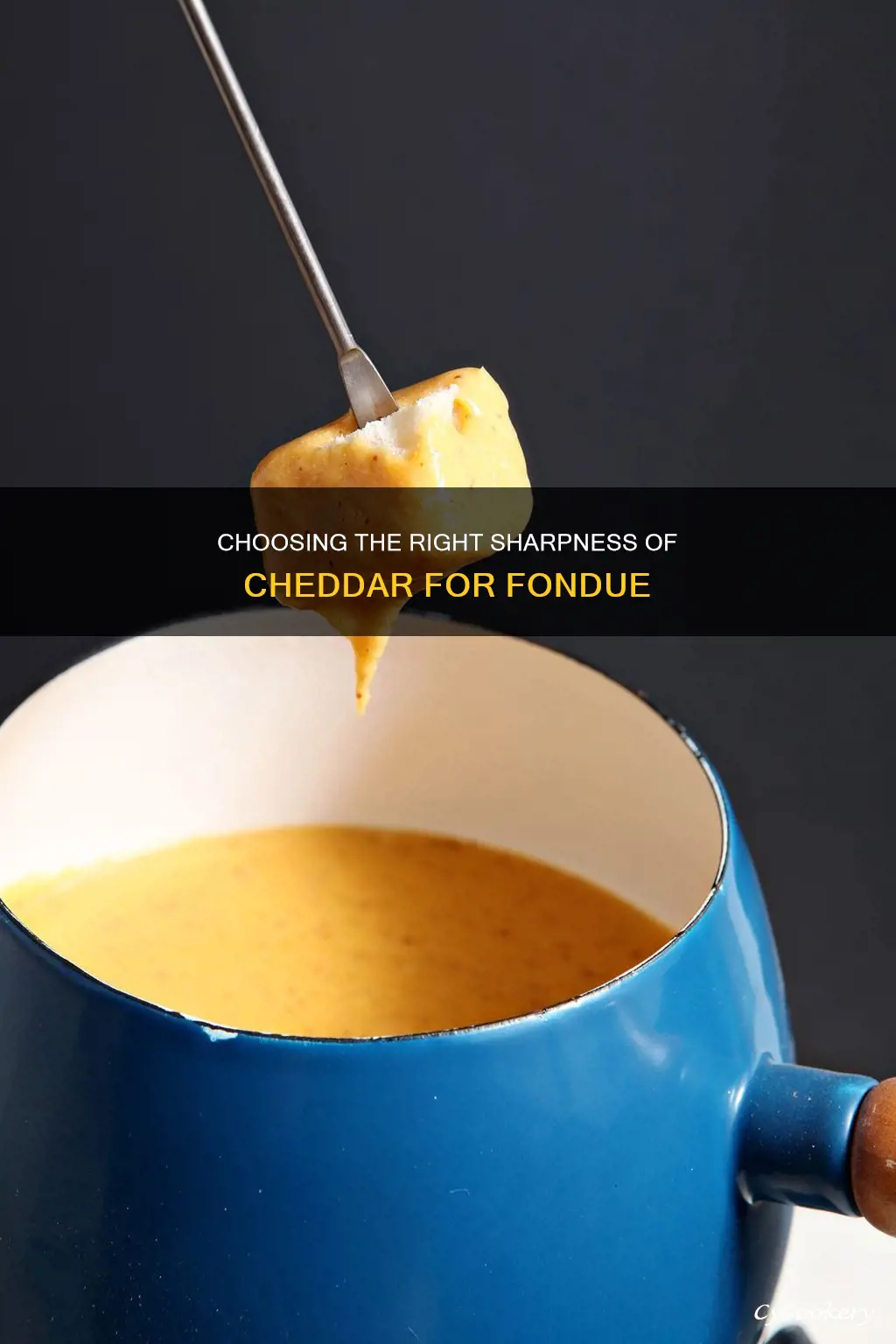 how sharp of cheddar for fondue