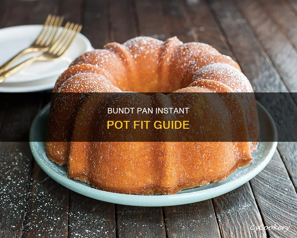 how should a bundt pan fit in instant pot