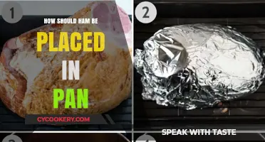 Placing Ham in the Pan: The Best Technique