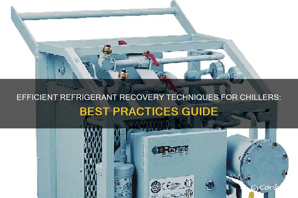 how should refrigerant be recovered from a chiller