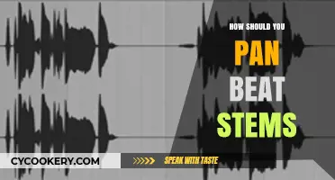 Panning Beat Stems: The Stereo Sweet Spot