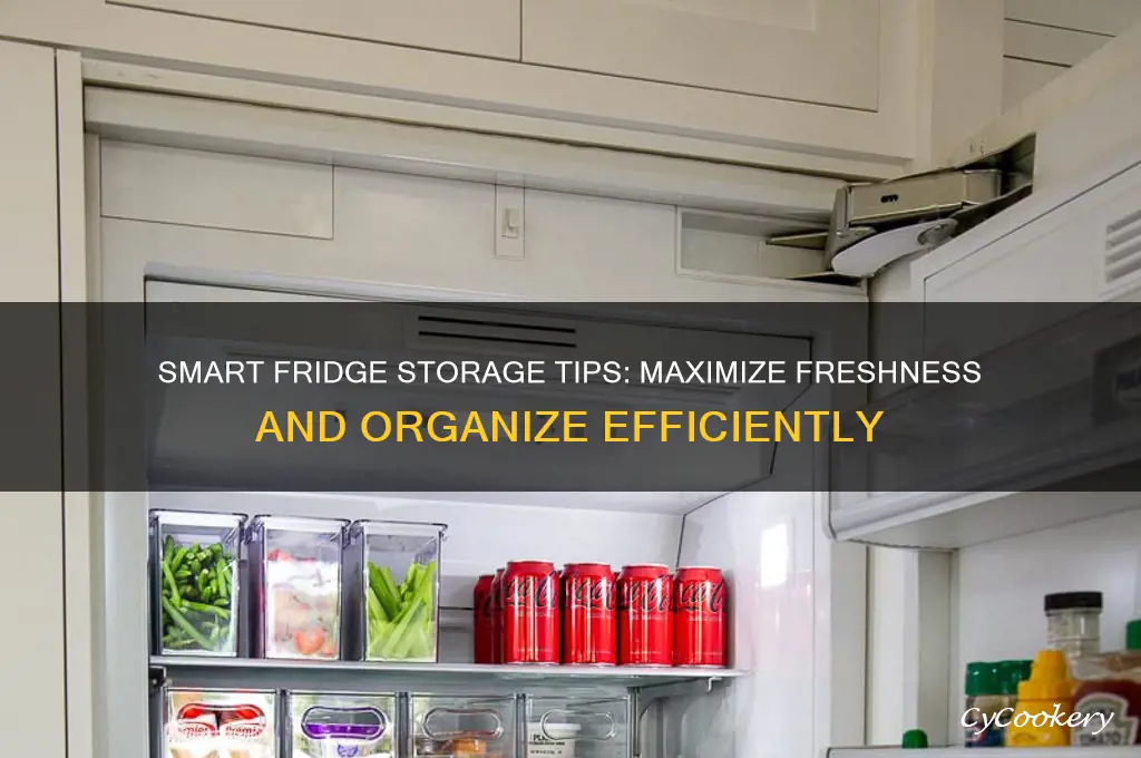 how should you store items in a refrigerator