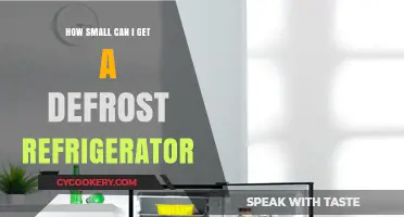 Compact Defrost Refrigerator: Achieving the Smallest Possible Size for Your Space