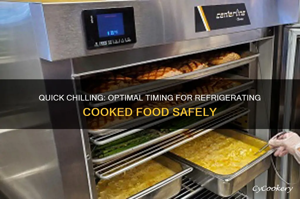 how soon after cooking should food be refrigerated
