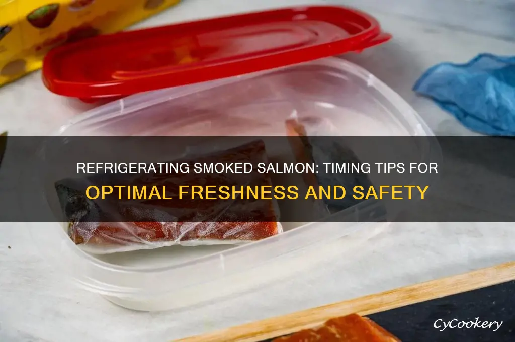 how soon after smoked salmon can i refrigerate