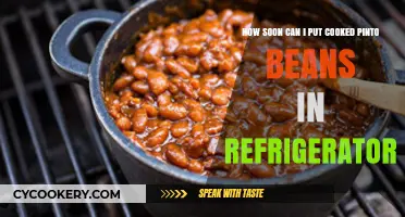 Quickly Cooling Cooked Pinto Beans: Safe Refrigeration Timing Tips