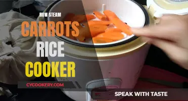 Steaming Carrots: Using Your Rice Cooker