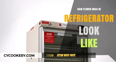 What Does Stored Milk Look Like in the Fridge?