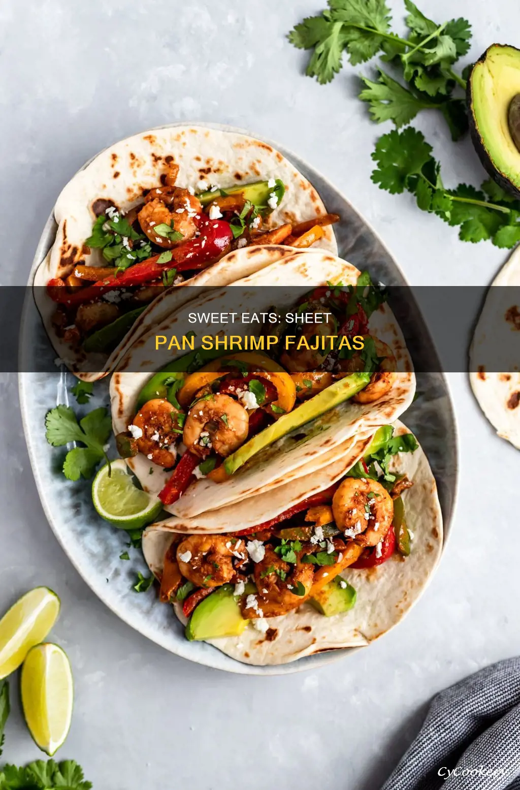 how sweet eats sheet pan shrimp fajitas
