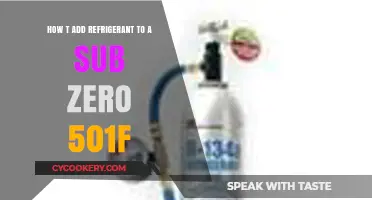 Adding Refrigerant to Sub-Zero 501F: A Step-by-Step Guide