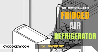 Efficiently Removing the Small Bin in Your Fridged Air Refrigerator