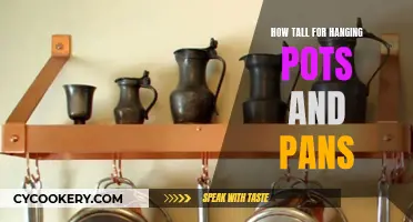 Height for Hanging Pots and Pans