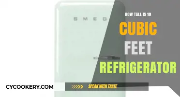 Understanding the Height of a 10 Cubic Feet Refrigerator