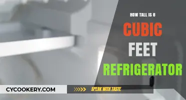 Understanding the Height of an 8 Cubic Feet Refrigerator