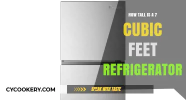 Standard 7 Cubic Feet Refrigerator Height: A Comprehensive Size Guide