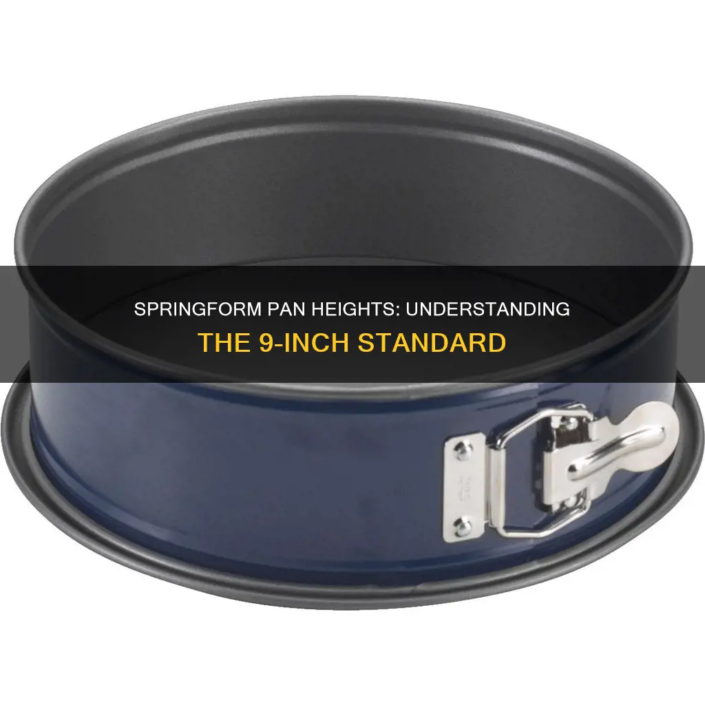 how tall is a 9 inch springform pan
