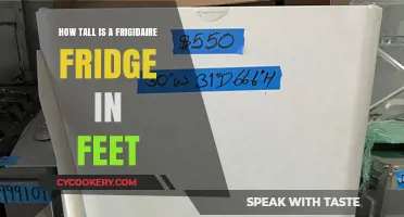 Frigidaire Fridge Height: How Tall is it in Feet?