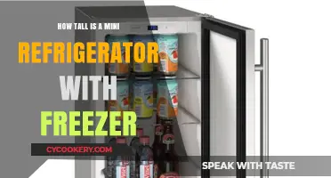Compact Cooling: Mini Fridge with Freezer Height Guide