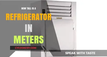 Standard Refrigerator Height: Converting Common Sizes to Meters